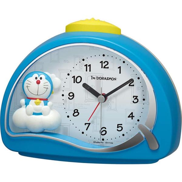 リズム(RHYTHM) 置き時計 ブルー 11.4x15.2x7.5cm 目覚まし時計 アイムドラえもん 電子音アラーム 4SE561DR0  :20221206151400-01094:ケーディーラインストア 通販 