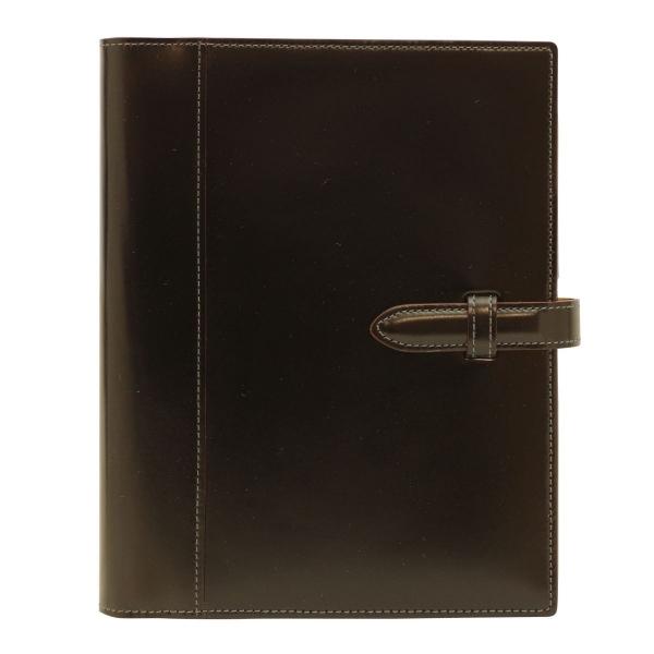 A5 システム手帳 コードバン リング径20mm ブラック CO-3020-BK :p111729:文具・文房具のKDM ヤフー店 通販 A5 システム手帳 コードバン リング径20mm ブラック CO-3020-BK