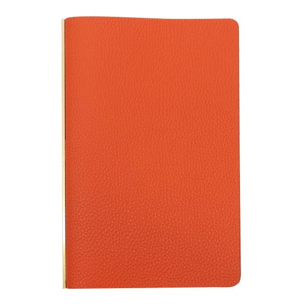 バイブルサイズ プロッター シュリンク リング径11mm オレンジ レザー