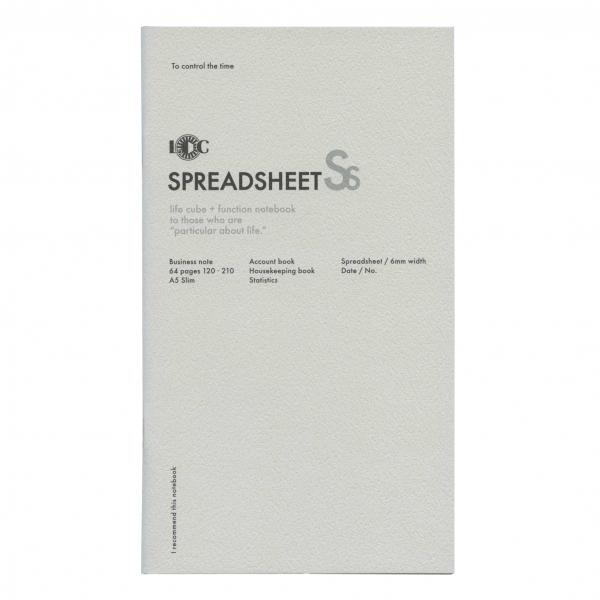 A5スリム ファンクションノート SPREADSHEET（スプレッドシート