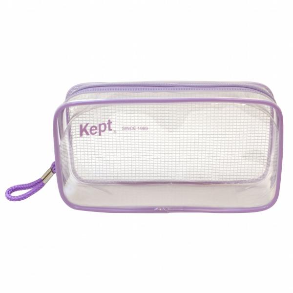 Kept ケプト クリア ペンポーチ バイオレット Kpf902v P 文具 文房具のkdm ヤフー店 通販 Yahoo ショッピング