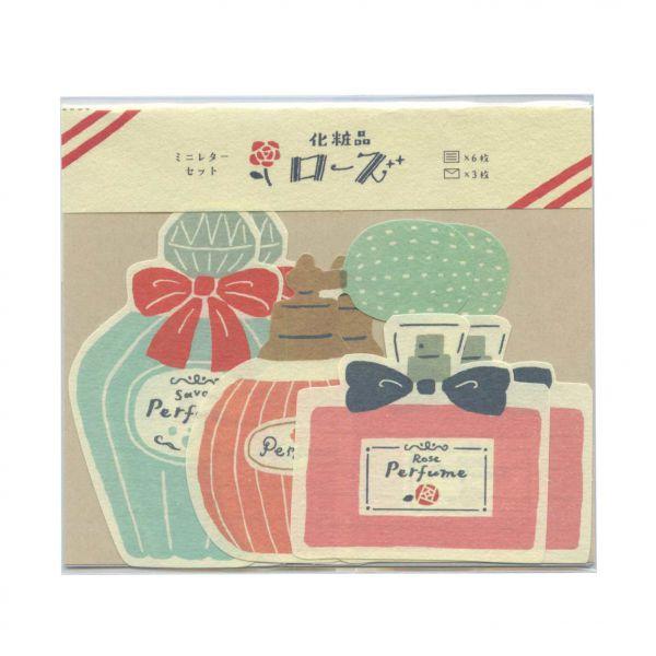 レトロデパート ダイカット ミニレターセット 化粧品ローズ Lt431 P1340 文具 文房具のkdm ヤフー店 通販 Yahoo ショッピング