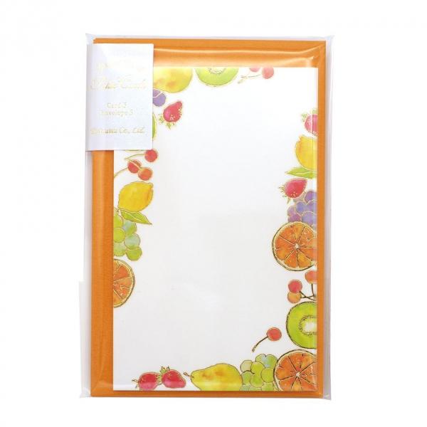 ミニカード フルーツ メッセージカード 封筒付き かわいい Tc049 P 文具 文房具のkdm ヤフー店 通販 Yahoo ショッピング
