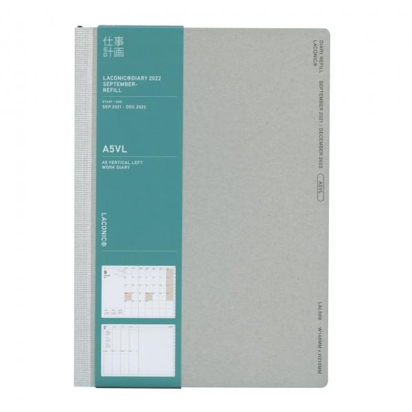 22年 手帳 9月始まり A5 週間 バーチカルレフト リフィル Lals69 180 P1395 文具 文房具のkdm ヤフー店 通販 Yahoo ショッピング