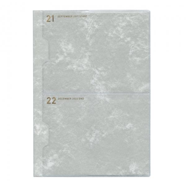 22年 手帳 9月始まり A5 月間 ブロック 見開き 2ポケ グレー Lams64 110 Gy P 文具 文房具のkdm ヤフー店 通販 Yahoo ショッピング