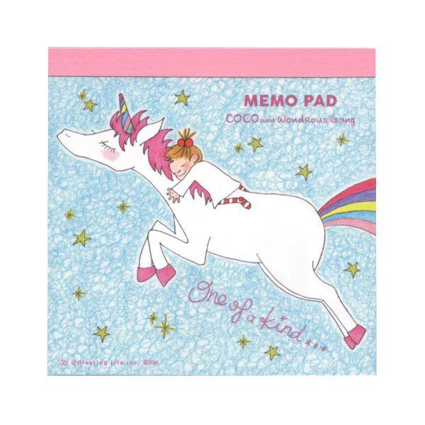 スクエア メモ ココちゃん ユニコーン Coco メモ帳 かわいい Ryn 8 P 文具 文房具のkdm ヤフー店 通販 Yahoo ショッピング