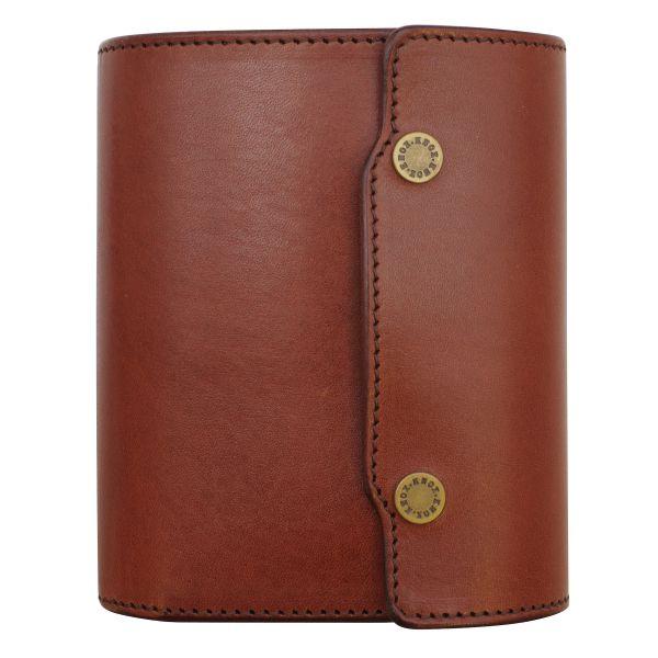 新品 オーセン システム手帳 ミニ5サイズ 11ミリ　フラップ留め ブラウン オーセン ミニ5 5サイズ ブラウン システム手帳 フラップタイプ