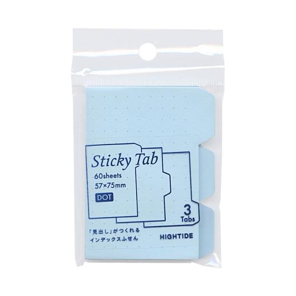 スティッキータブ Dot ブルー インデックス 付箋 CN169-BL : 文具