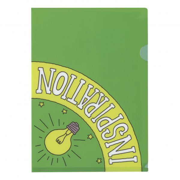 クリアホルダー A4サイズ ヨシタケシンスケ ひらめき クリア