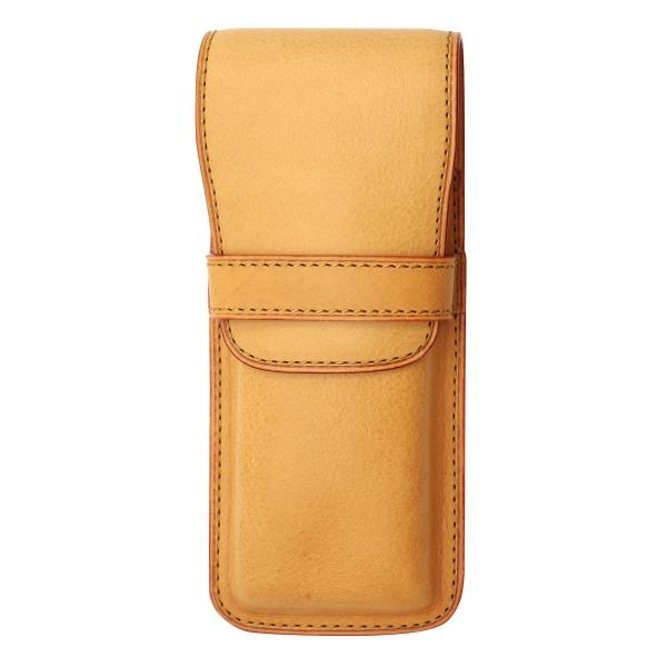 Brelio×NAGASAWA ミネルバボックス ペンケース 3本差しナチュラル ブレイリオ×NAGASAWA ミネルバボックス ペンシース 3本差し ナチュラル