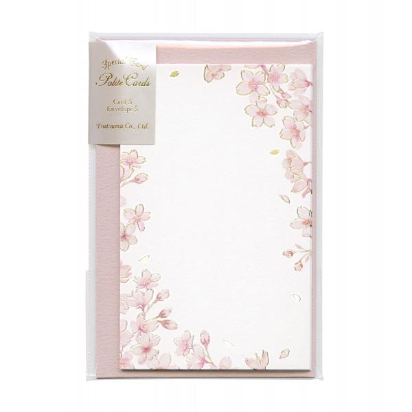 箔押し ミニカードセット 桜 おしゃれ 金箔 メッセージカード 箔押し ミニカードセット 桜 おしゃれ 金箔 メッセージカード