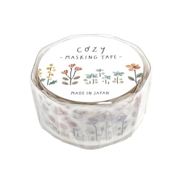 COZY コウジー マスキングテープ ダイカット フラワー マステ 20ミリ幅