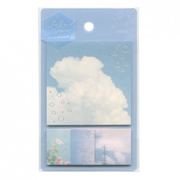 空時間「一瞬」付箋 うたかた・あお 付せん ふせん 空 風景 写真 SIF