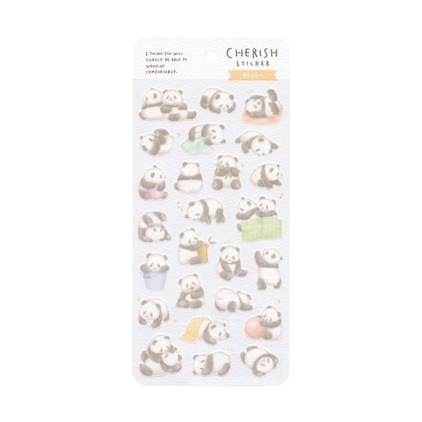 チェリッシュステッカー 81727 パンダ : 文具・文房具のKDM ヤフー店