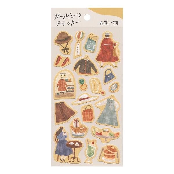 シール ガールミーツステッカー 81707 お買い物 : 文具・文房具のKDM