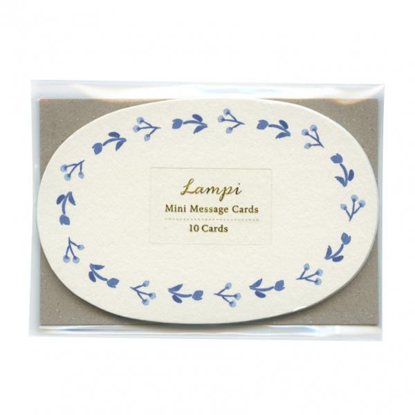 Lampi ミニメッセージカード 10枚入り ガーランド GC-135 : 文具