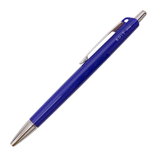 【入手困難/極美品】DAVIDOFF ボールペン 油性ボールペン 極細0.5/EDiT ロイヤルブルー EDI-BP01-RBL : 文具