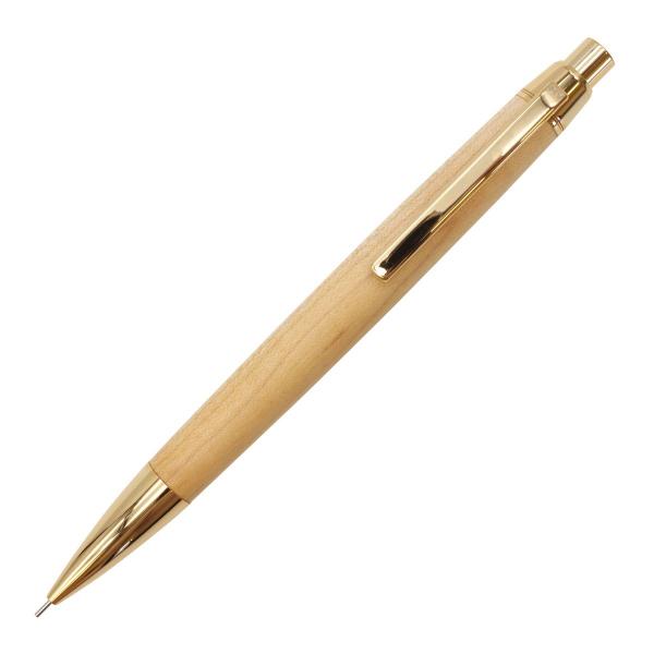 木製シャープペンシル ゴールドアクセント Amazon.co.jp: バディ 木軸 シャープペンシル 0.5mm【ゴールド