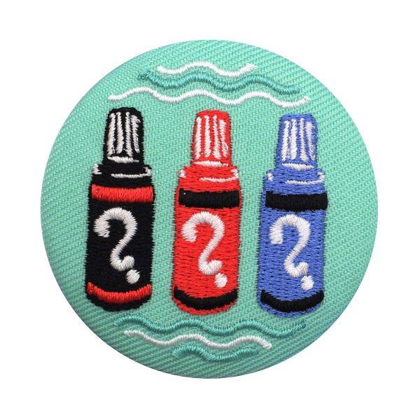 Old Resta 刺繍缶バッジ マジックインキ OR467128 : 文具 Old Resta 刺繍缶バッジ マジックインキ OR467128 : 文具