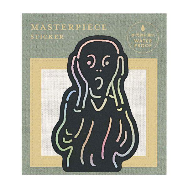 【未使用】MU-TON RIPCREAM サイン入りアルバム 激レアステッカー付 ダイカットステッカー Masterpiece Munch（ムンク） STC-022 : 文具