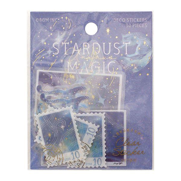 クリアシール 星屑マジック 箔押し 天王星 BS-PFG001 : 文具・文房具の