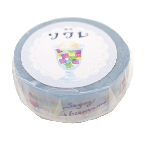 夢ミル京都喫茶店巡り マスキングテープ 喫茶ソワレ2 純喫茶 甘味処 かわいい 日本製 b369
