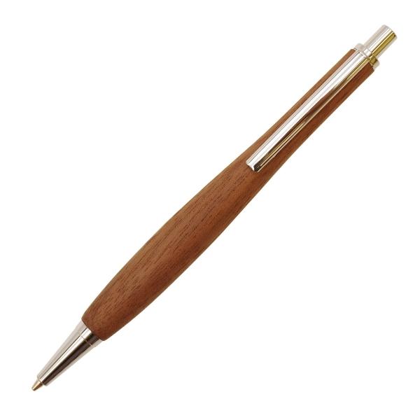 Shape 木軸シャープペンシル ノック式 0.5mm ウォルナット