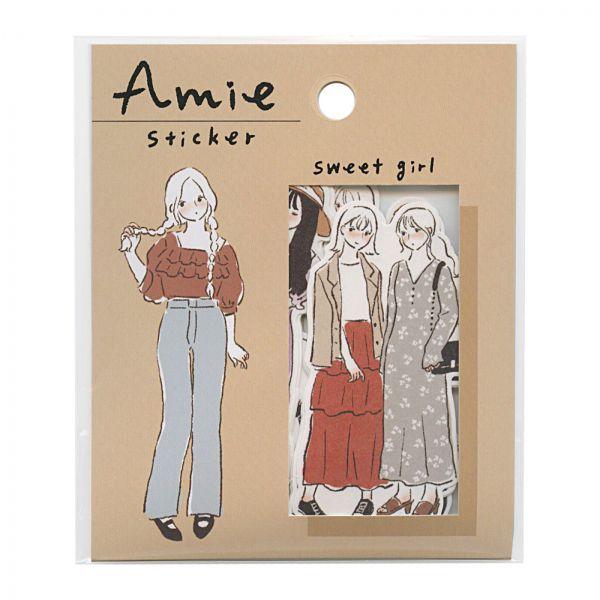 Amie sticker/アミステッカー フレークシール スウィートガール 女の子
