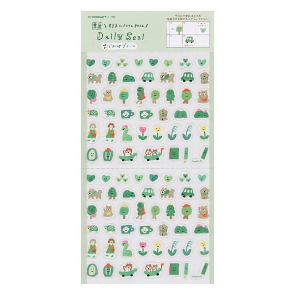 毎日さりげなく使うものに彩りが溢れる、そんなアイテムを豊富に揃えた大人気「わたしびより」シリーズの第4弾。予定に合わせて彩ることがでるデイリーシールです。1個ずつ顔が付いているデザインもキュートなポイント。好きな場所にぽちっと貼るとどんどん...