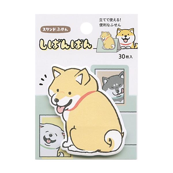 スタンドスティックマーカー しばんばん ふせん しばんばん かわいい 58021