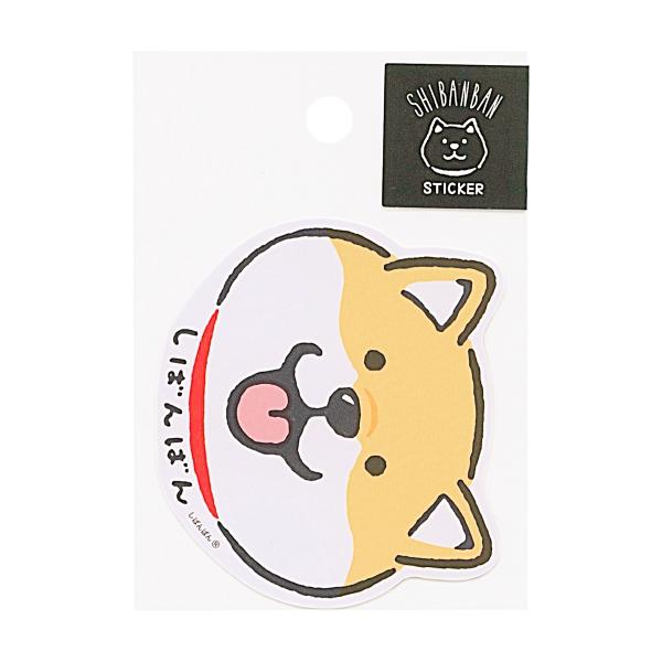 かわいらしいしばんばんのステッカー。スマホケースに貼るのにちょうど良いサイズです。: 600000025264: 200000004942: