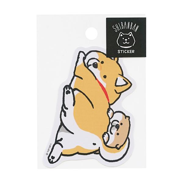 かわいらしいしばんばんのステッカー。スマホケースに貼るのにちょうど良いサイズです。: 600000025264: 200000004942: