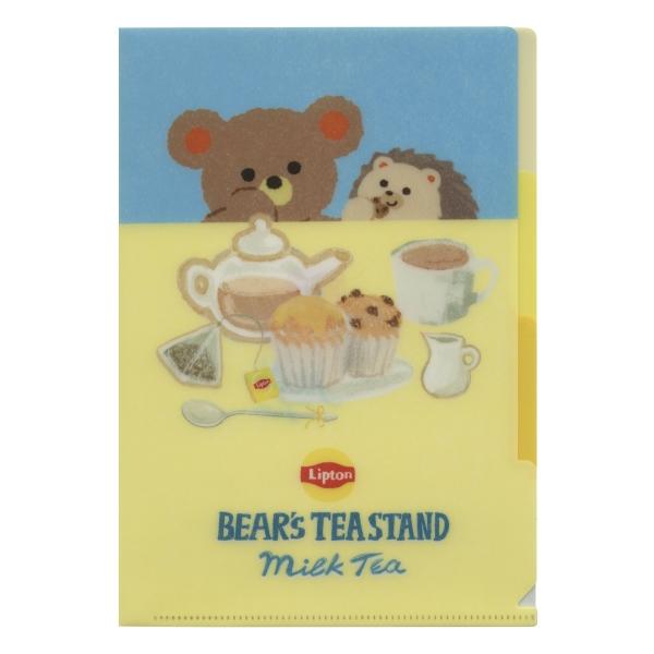 Lipton/リプトン 3ポケット A5クリアファイル ミルクティー QE125