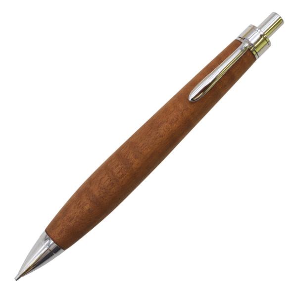 木軸 シャープペンシル 0.5mm サテンシカモア杢 KIKI-M112 : 文具