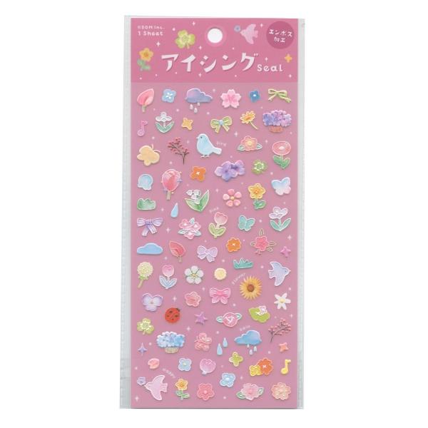 マットな質感で触ると少し立体的でザラっとしている、まさにアイシングクッキーの上の部分のようなシール。パーツは小さいので細かい手帳デコにも最適。指先で感触を楽しみながら見ても癒される可愛いシールです。: 600000025781: 20000...