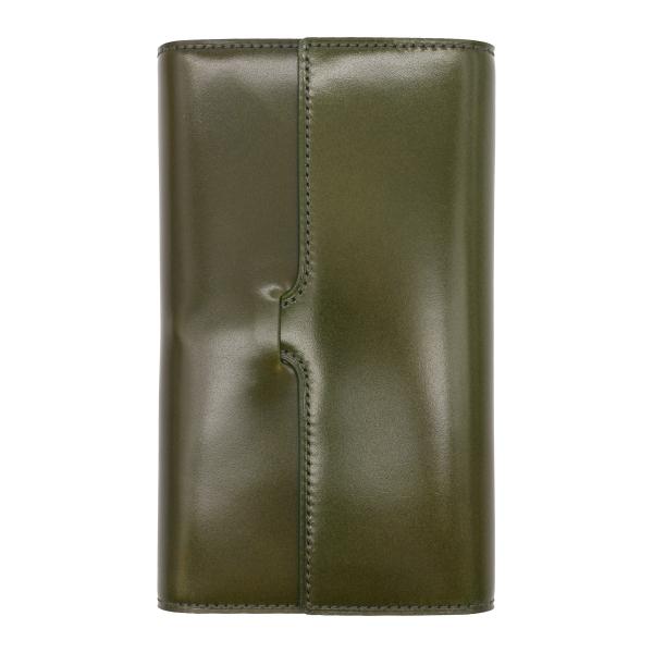 LOAPADコードバン KAKUSHI ペンケース 4本差し グリーンオリーブ