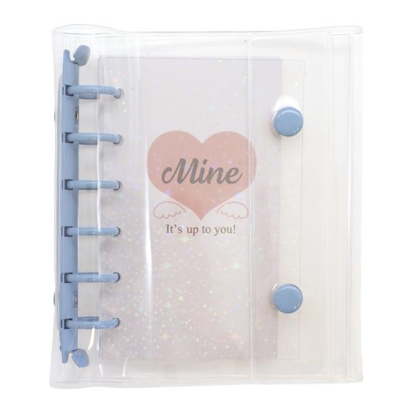 Mine ミニ6サイズ システム手帳 バインダーセット リング径20mm ヘイズ