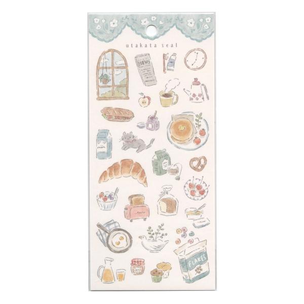 淡く優しい雰囲気のモチーフシールです。さらりとしたイラストタッチがこなれ感を演出してくれます。透けにくい紙素材なので淡い色合いでも存在感があるシールです。素材:上質紙生産国:日本: 600000026385: 200000005507: