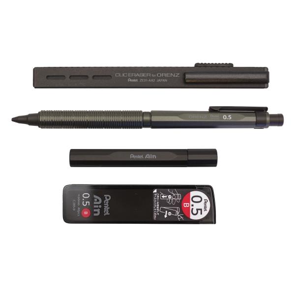 シャープペンシル オレンズネロ 限定 セット 0.5mm グリーンブラック
