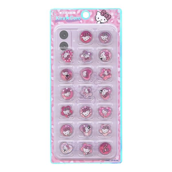 KiraCoro おはじきシール ハローキティ/ギャル 307340 : 文具・文房具