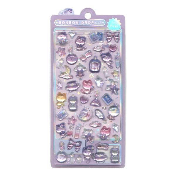 ボンボンドロップシール まじょねこボンボン 01213 : 文具・文房具の