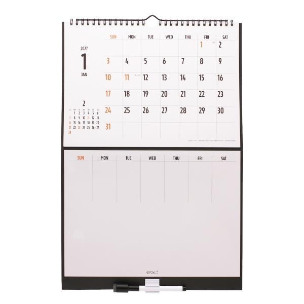 2027年 ホワイトボードカレンダー 壁掛け M 31426006