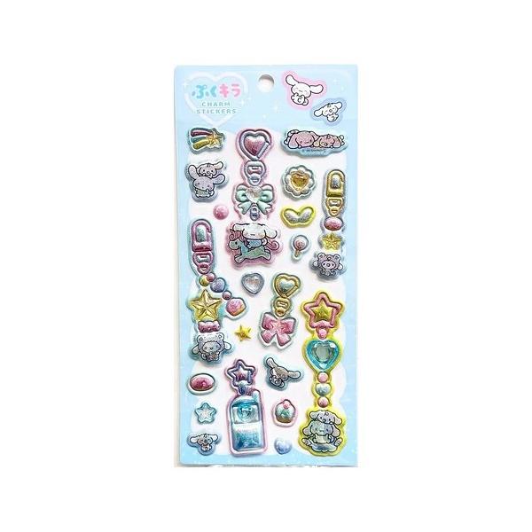 ぷくキラチャームステッカー シナモロール サンリオ 137735 : 文具