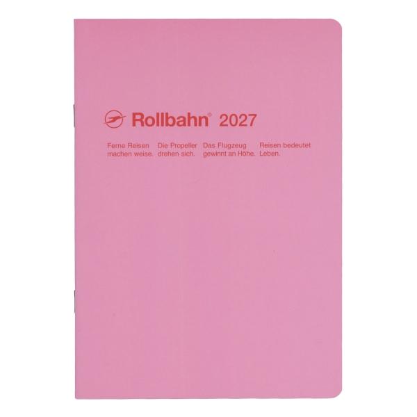 2027年 手帳 10月 月間 ロルバーンノートダイアリー ログチャート A5 ピンク  170113 522
