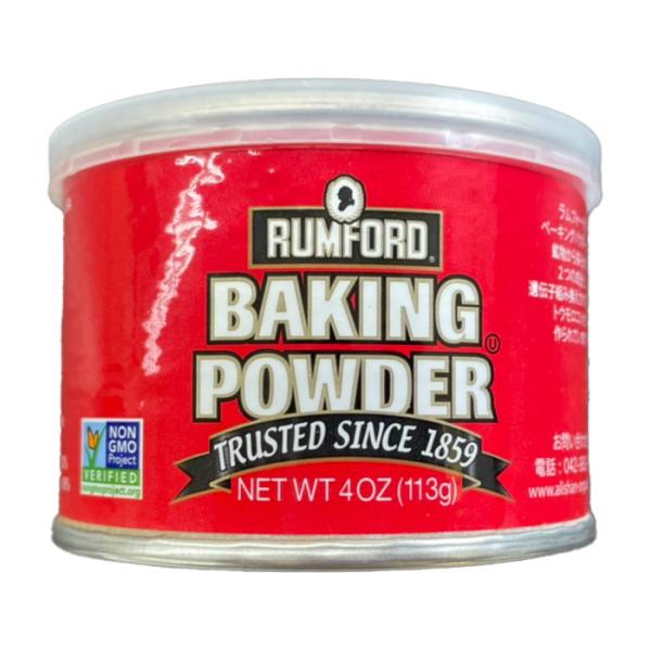 品　名：食品添加物・合成膨張剤（ベーキングパウダー）成分重量：第一リン酸カルシウム　42%　　　　　炭酸水素ナトリウム　　32%　　　　　コンスターチ（遺伝子組み換えでない）　　　　　　　　　　　　　　　　26%内容量：113g賞味期限：パ...