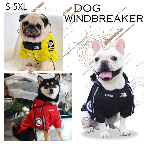 USA 犬用ウインドブレーカー レインコート 星条旗 アメリカ 犬