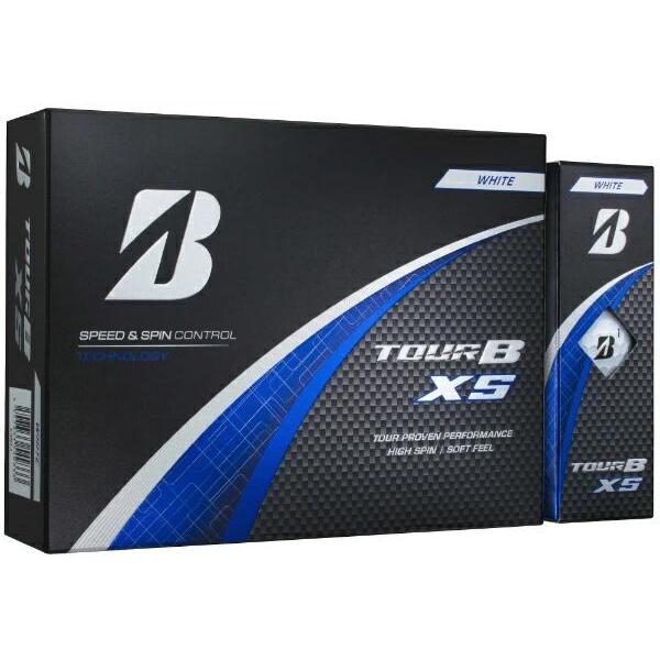 他サイト： BRIDGESTONEブリヂストンゴルフボール TOUR B XS 2024年モデル 12球入 ホワイトの商品画像