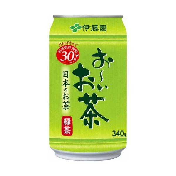 伊藤園 お〜いお茶 緑茶 340g × 24本 缶 : サカイ卸売センター