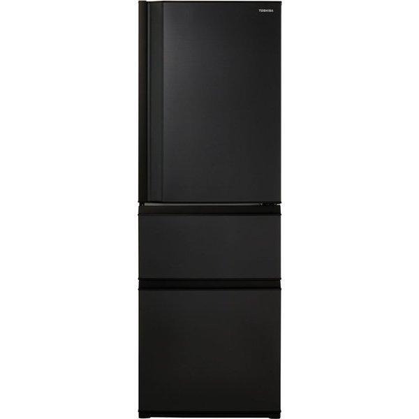 東芝 TOSHIBA GRS36SCKZ 冷蔵庫 右開き チャコール 353L