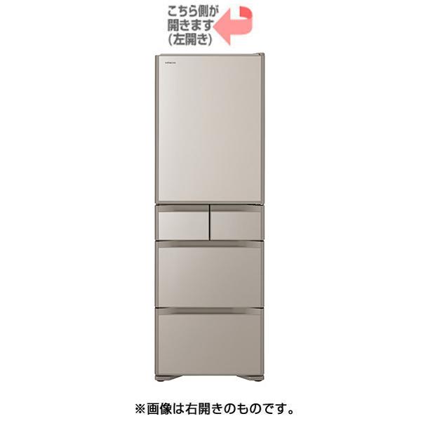 大阪限定設置込み R-S40RL-XN 日立 冷蔵庫 401L・左開き 5ドア 